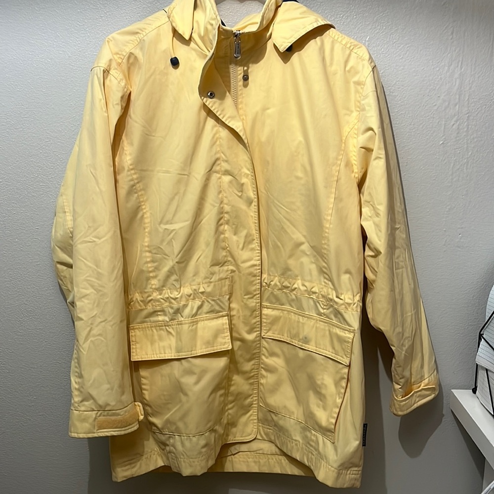 Pacific trail yellow raincoat